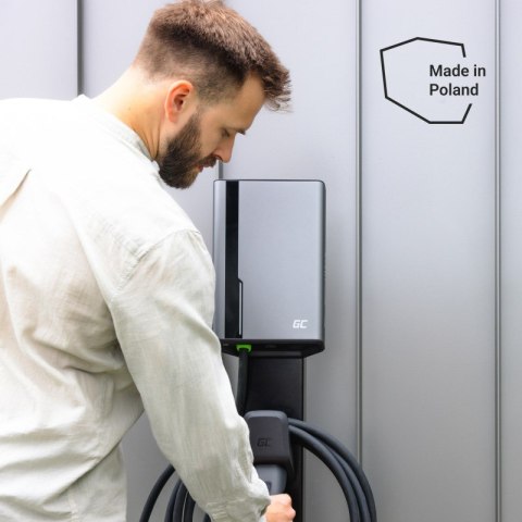 Wallbox Green Cell HabuDen 22kW 32A - kabel 7,5m z NFC