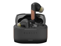 Bezprzewodowe słuchawki douszne Marley | Trenchtown | Wbudowany mikrofon | Bluetooth | ANC | Signature Black