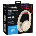 DEFENDER SŁUCHAWKI BLUETOOTH FREEMOTION B485 ANC BEŻOWE 63486