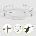 REBEL ACTIVE TRAMPOLINA PRO 10FT/305CM, SIATKA, DRABINKA RBA-8002