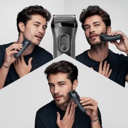 Golarka Braun Shave&Style | Seria 3000BT | Czas pracy (maks.) 45 min | NiMH | Czarna