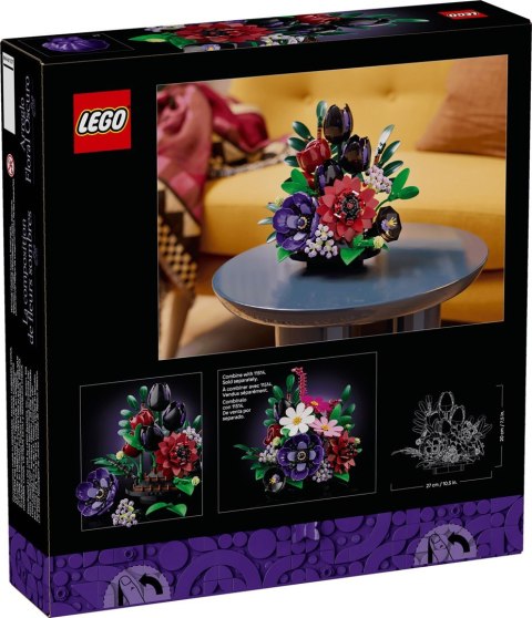 LEGO Botanical Collection 11513 - Kompozycja z ciemnych kwiatów