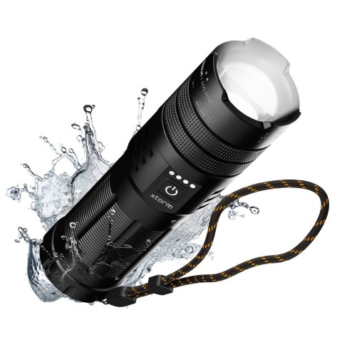 PowerBank Xtorm Flashlight 10500mAh 38,85Wh 20W Latarka - czarny