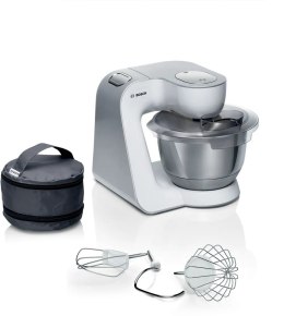 Maszyna kuchenna Bosch MUM58200, 1000W, 7 prędkości, miska do mieszania ze stali nierdzewnej 3,9L, Biały