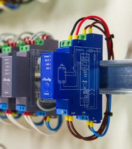 Shelly SHELLY_PRO_DIMMER_0/1-10V_PM ściemniacz Wbudowany Ściemniacz światła Niebieski