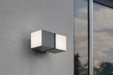 LUTEC CUBA Oświetlenie zewnętrzne ścienne LED F