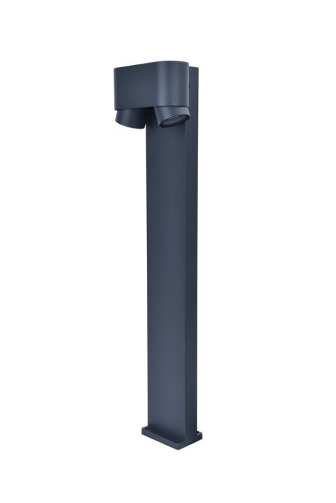 Lampa zewnętrzna CYPRES 6604004118 słupek 2XGU10 - szara