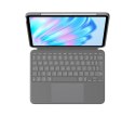 Logitech Combo Touch do iPada Air (M2/M3), iPad Air (5. generacji) - SZARY - AMERYKAŃSKI