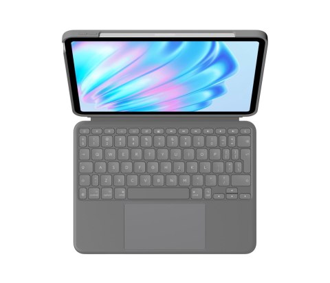 Logitech Combo Touch do iPada Air (M2/M3), iPad Air (5. generacji) - SZARY - AMERYKAŃSKI