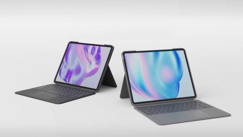 Logitech Combo Touch do iPada Air (M2/M3), iPad Air (5. generacji) - SZARY - AMERYKAŃSKI