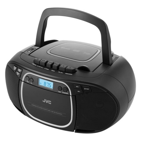 Radioodtwarzacz CD JVC RC-E451B Bluetooth USB FM Kaseta Czarny