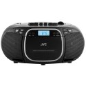 Radioodtwarzacz CD JVC RC-E451B Bluetooth USB FM Kaseta Czarny