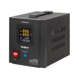 Zasilacz awaryjny Rebel POWER-500 - przetwornica z czystym przebiegiem sinusoidalnym i funkcją ładowania 12V 230V 500VA/300W