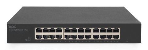 Digitus 24-portowy przełącznik gigabitowy, 19-calowy, niezarządzalny