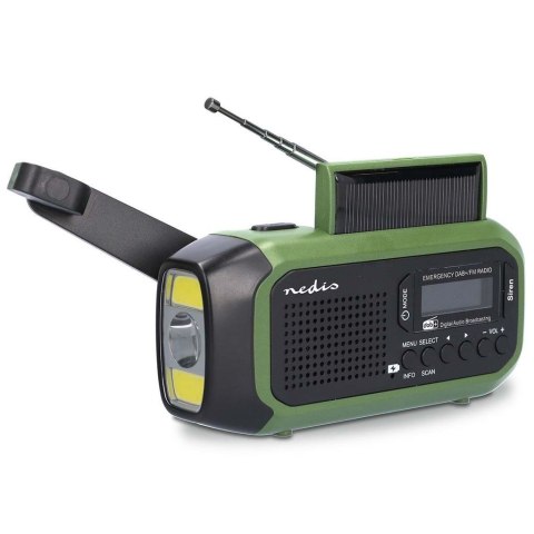 Nedis RDDBCR2000GN radio Przenośny Cyfrowy Czarny, Zielony