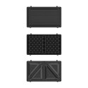 Opiekacz Black+Decker z 3 wymiennymi płytami BXSA754E 750W