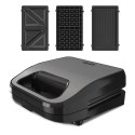 Opiekacz Black+Decker z 3 wymiennymi płytami BXSA754E 750W