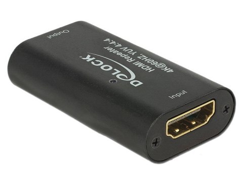 DeLOCK 11462 przejściówka do kabli HDMI Czarny