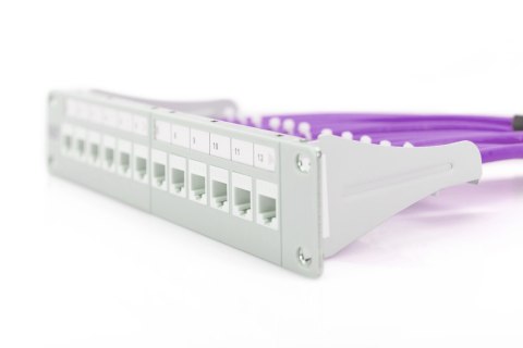 Digitus Kabel instalacyjny kat.6, F/UTP, Dca, AWG 23/1, LSOH, 500m, fioletowy, szpula