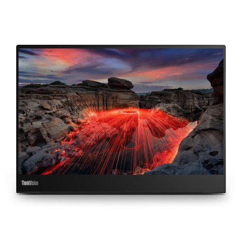 Lenovo Monitor ThinkVision 14.0" M14t Gen 2 Touch 16:9 Panel IPS 2240 x 1400 Lift USB Hub DP