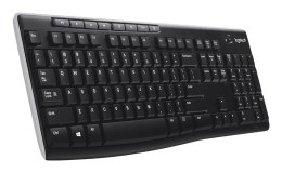 Klawiatura bezprzewodowa Logitech K270 RF Wireless QWERTZ Niemiecki Czarny