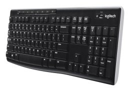Klawiatura bezprzewodowa Logitech K270 RF Wireless QWERTZ Niemiecki Czarny