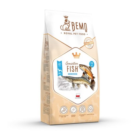 Bemo Karma sucha Sensitive Fish - ryba medium/large 15kg
