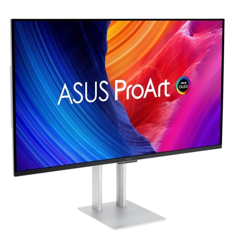 ASUS ProArt OLED PA32UCDM monitor komputerowy 80 cm (31.5") 3840 x 2160 px 4K Ultra HD QD-OLED Srebrny
