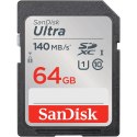 Karta SD 64 GB SanDisk SDXC UHS-I 140 MB/s