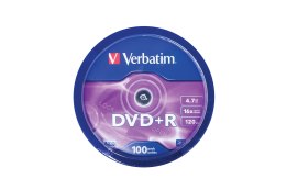Płyta DVD Verbatim 43551 (4,7GB; 16x; 100szt.; Cake)