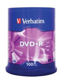Płyta DVD Verbatim 43551 (4,7GB; 16x; 100szt.; Cake)