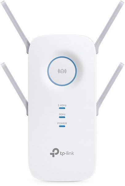 TP-LINK RE650 Nadajnik sieciowy Biały 10, 100, 1000 Mbit/s