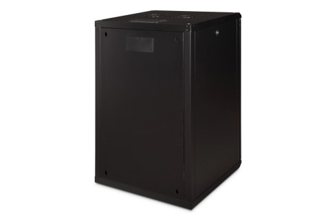 Digitus Szafa sieciowa wisząca Unique 19" 20U rack 600x600, drzwi szyba, czarny, niedzielona, złożona, 100kg