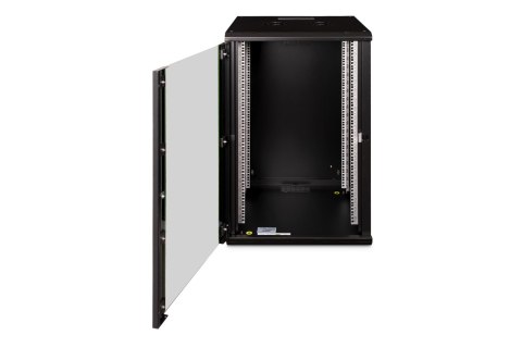 Digitus Szafa sieciowa wisząca Unique 19" 20U rack 600x600, drzwi szyba, czarny, niedzielona, złożona, 100kg
