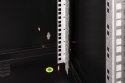 Digitus Szafa sieciowa wisząca Unique 19" 20U rack 600x600, drzwi szyba, czarny, niedzielona, złożona, 100kg