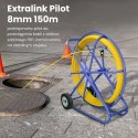 Extralink Pilot do przeciągania kabli Pilot 8mm 150m włókno szklane FRP, śr. 8mm, dł. 150m, żółty