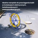 Extralink Pilot do przeciągania kabli Pilot 8mm 150m włókno szklane FRP, śr. 8mm, dł. 150m, żółty