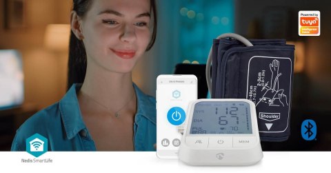 Nedis BTHBP10WT ciśnieniomierz Przedramię Automatyczny 1 użyt.
