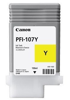 Tusz Canon żółty PFI-107Y=PFI107Y=CF6708B001AA, 130 ml.