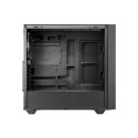 Chieftec Midi Tower GS-03B-BLK-OP, Schwarz Czarny