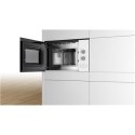 Bosch Microwave Oven BFL520MW0 20 L, Rotary knob, 800 W, White, Built-in, Defrost function