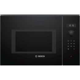 Bosch Microwave Oven BFL554MB0	 31.5 L, Retractable, Rotary knob, Start button, Touch Control, 900 W, Black, Built-in, Defrost f
