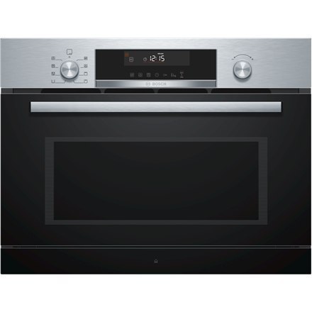 Bosch Microwave Oven COA565GS0 36 L, Grill, TouchControl; Rotary knobs; Push-pull knobs, 1000 W, Stainless steel/ black, Built-i