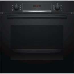 Bosch Oven HBA533BB0S Built-in, 71 L, Black, Eco Clean, A, Push pull buttons, Height 60 cm, Width 60 cm, Integrated timer, Elect