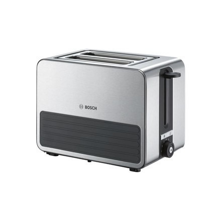 Bosch | TAT7S25 | Toaster | Power 1050 W | Number of slots 2 | Stainless steel/ black