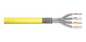 Digitus DK-1745-A-VH-5 kabel sieciowy Żółty 500 m Cat7a S/FTP (S-STP)