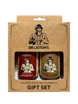 Dr. Liston's Drum Care Gift Set DR-GS-DRCC - zestaw do czyszczenia bębnów i talerzy 2 × 150 ml