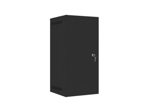 LANBERG SZAFA WISZĄCA 10" 12U WF10-2312-00B (280X310, CZARNA) drzwi stalowe