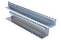 Wspornikowe szyny prowadzące w kształcie L do szaf serwerowych 483 mm (19")