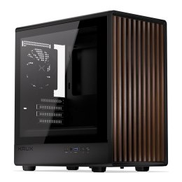 Obudowa KRUX Helio M-ATX, z oknem, bez zasilacza, czarna